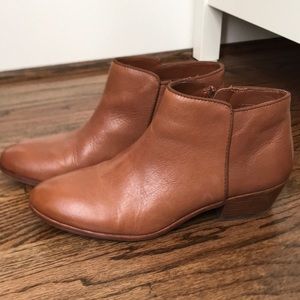 Sam Edelman Saddle Leather Ankle Boots 9 Wide